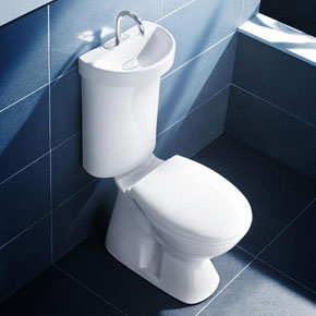 Toilet Basin And Integrated Bidet